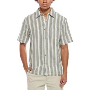 Sovereign Code Mens  Stripe Shirt, Green